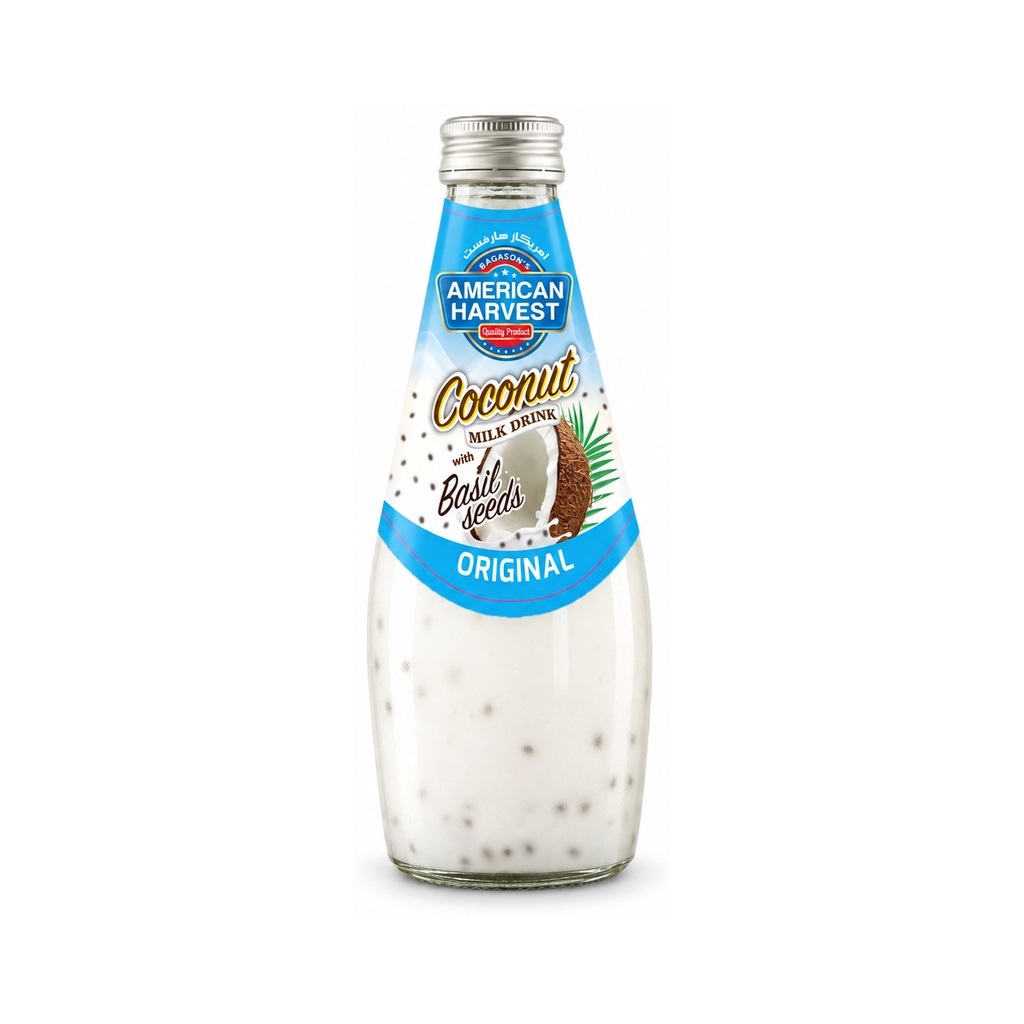 AH Coconut Milk Original With Basil Seed (24x290ml)