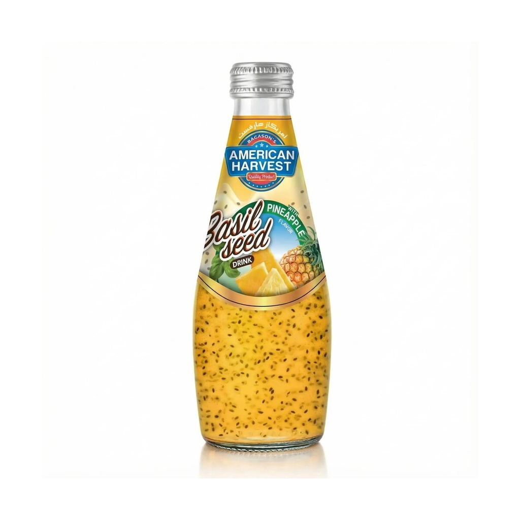 [AH-20] AH Basil Seed Drink Pineapple (24x290ml)