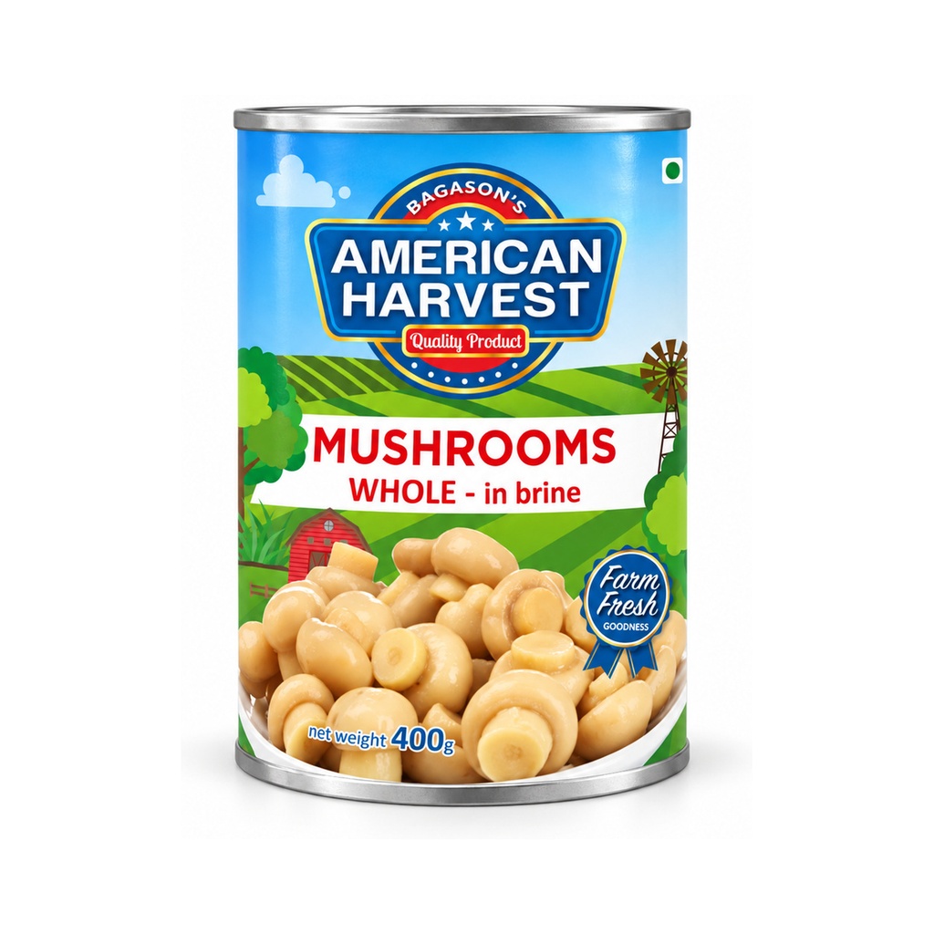 [AH-47] AH Can Mushroom Whole (24x400g)