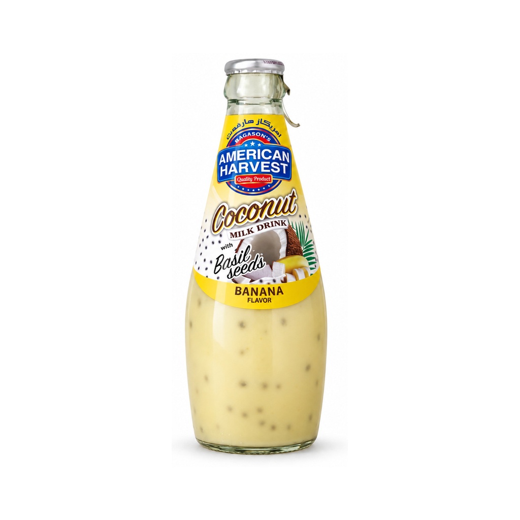 [AH-6] AH Coconut Milk Banana With Basil Seed (24x290ml)