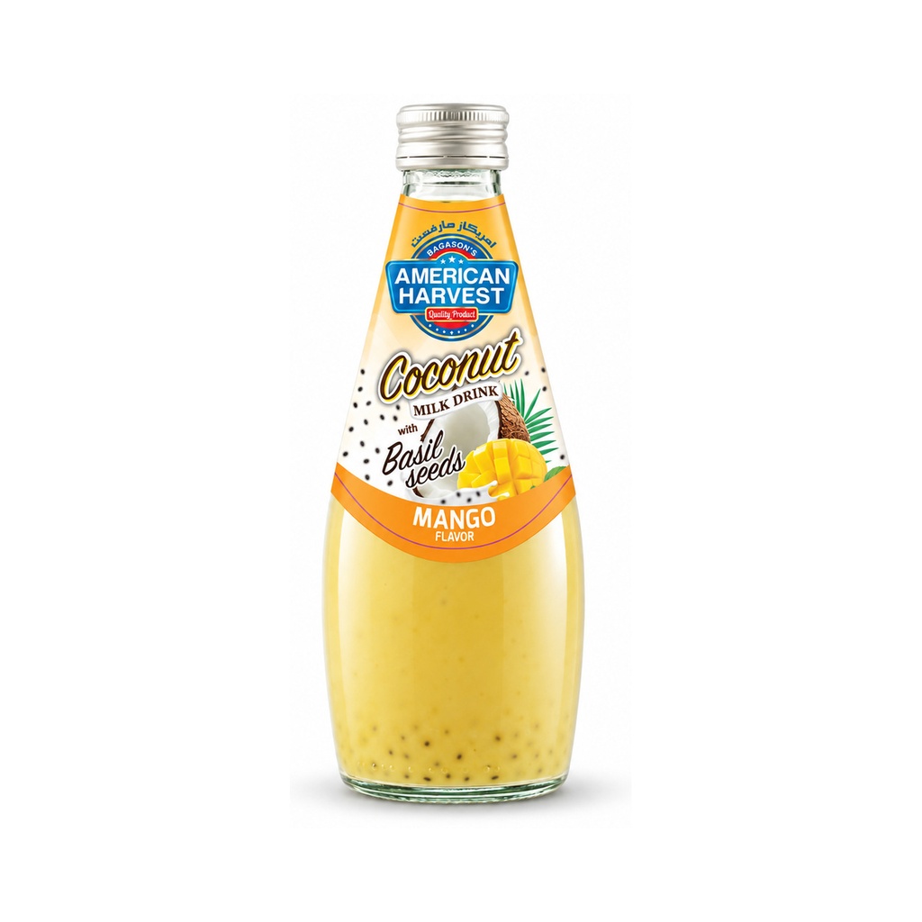 [AH-9] AH Coconut Milk Mango With Basil Seed (24x290ml)