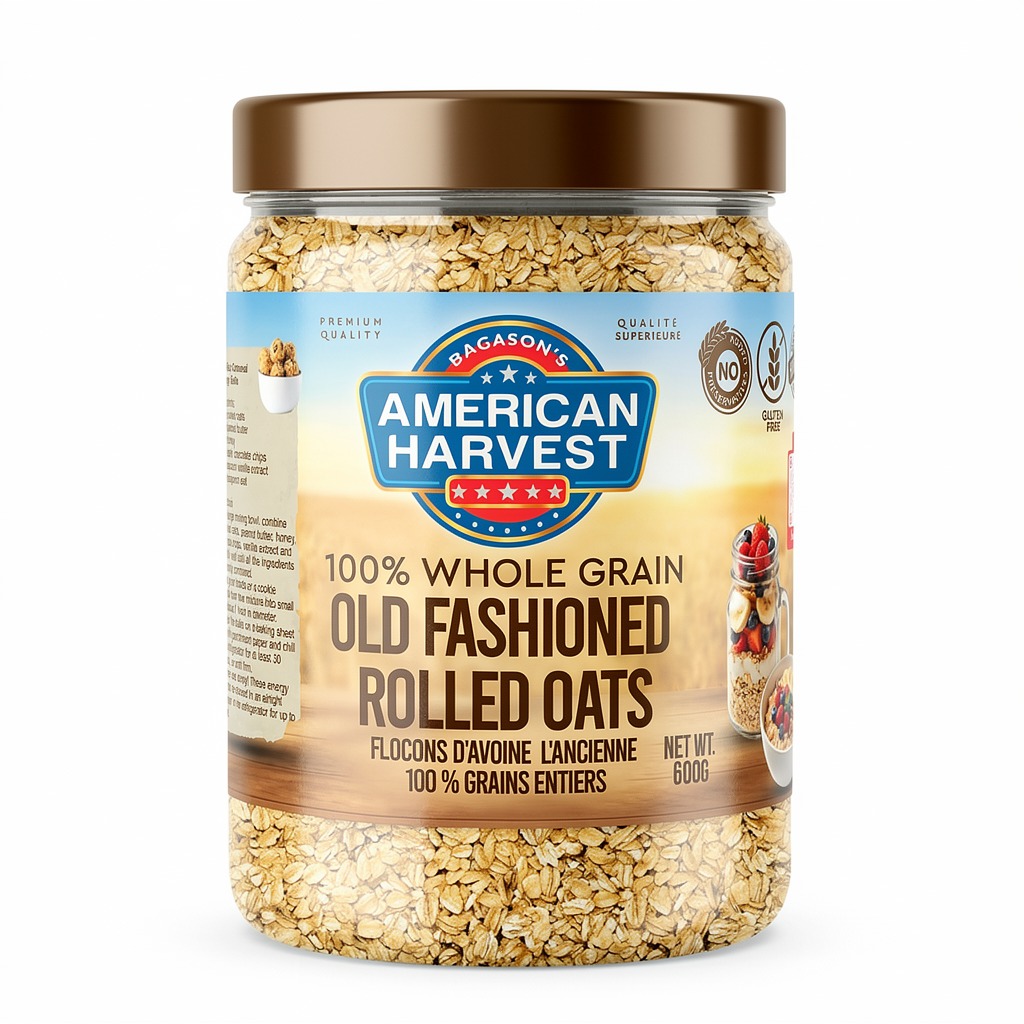 [AH-142] AH ROLLED OATS (12x600G) JAR