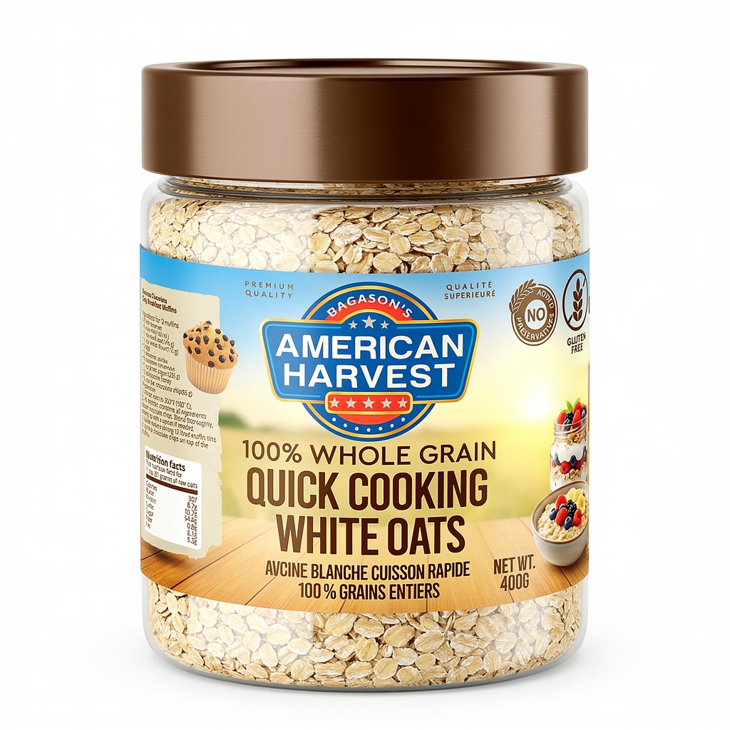[AH-128] AH WHITE OATS (24x400G) JAR