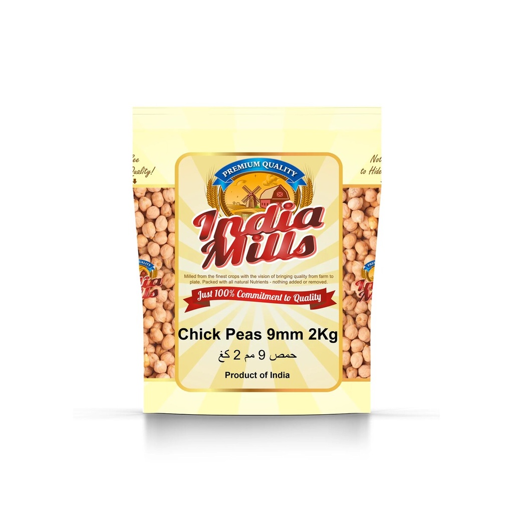 [IM-108] INDIA MILLS CHICK PEAS 9MM (12x2Kg)