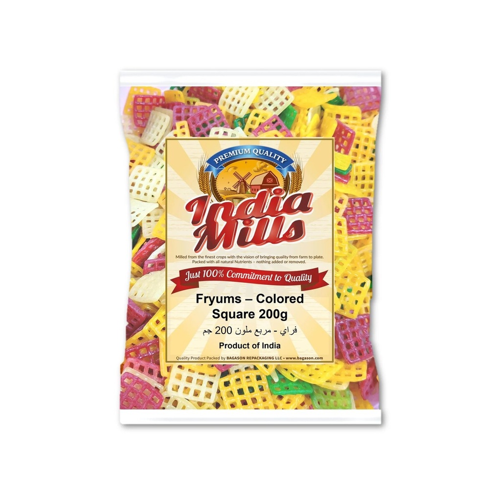 [IM-086] INDIA MILLS FRYUMS COLORED Square(24x200g)