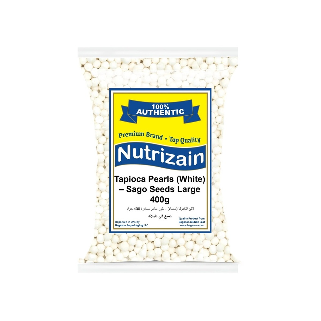[NUT-30] Nutrizain Tapioca Pearl (White) Big(20x400gm)