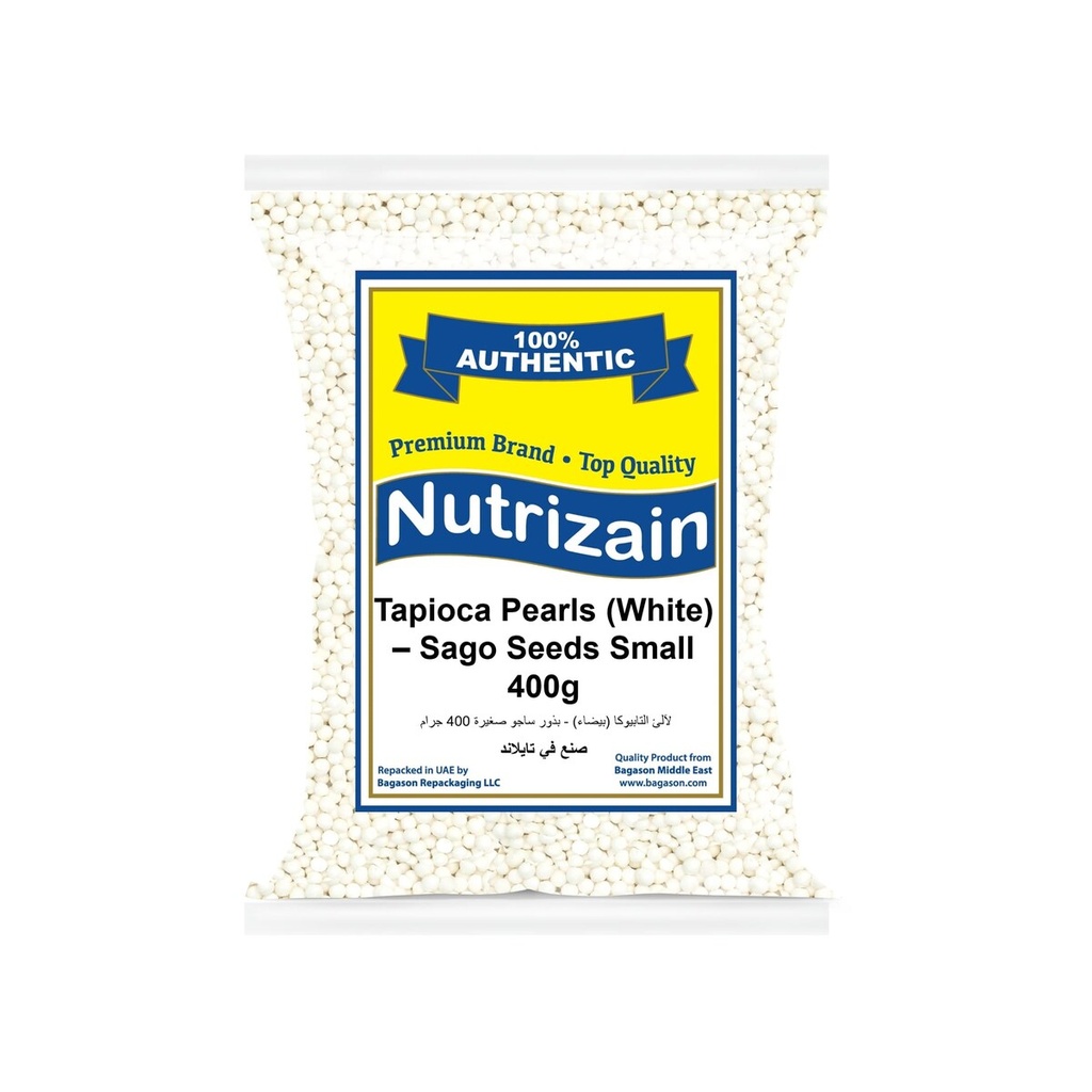 [NUT-31] Nutrizain Tapioca Pearl (White) Small(20x400gm)