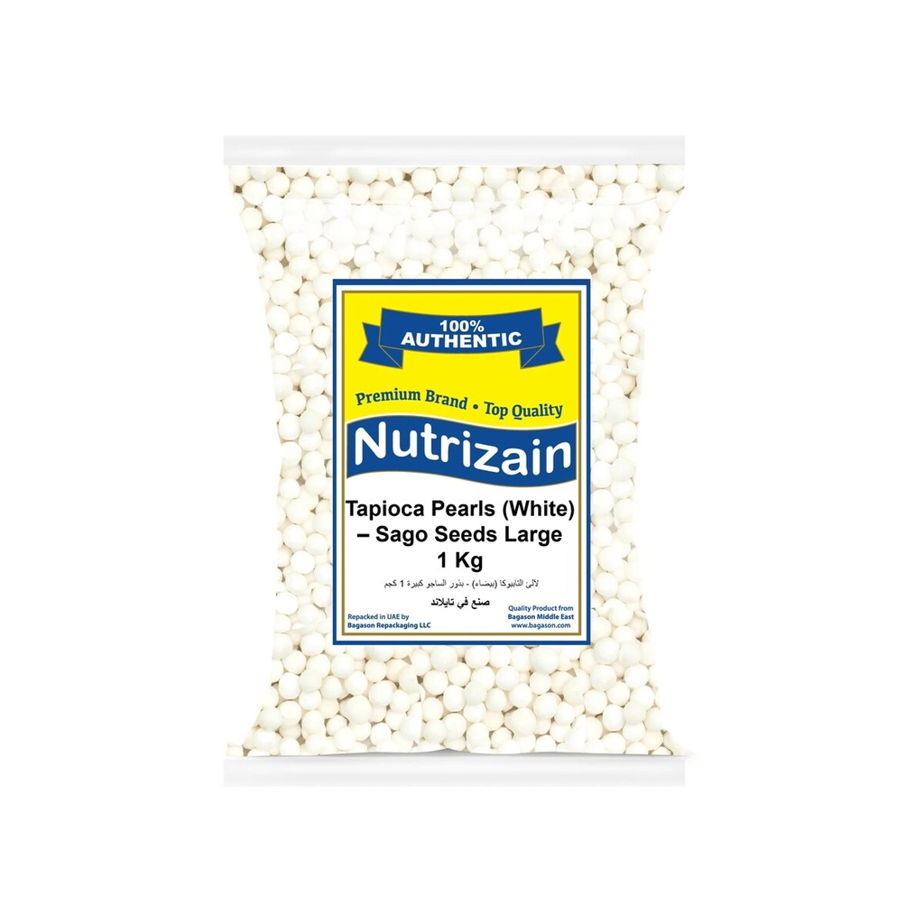 [NUT-34] Nutrizain Tapioca Pearl Sago Large (12x1kg)