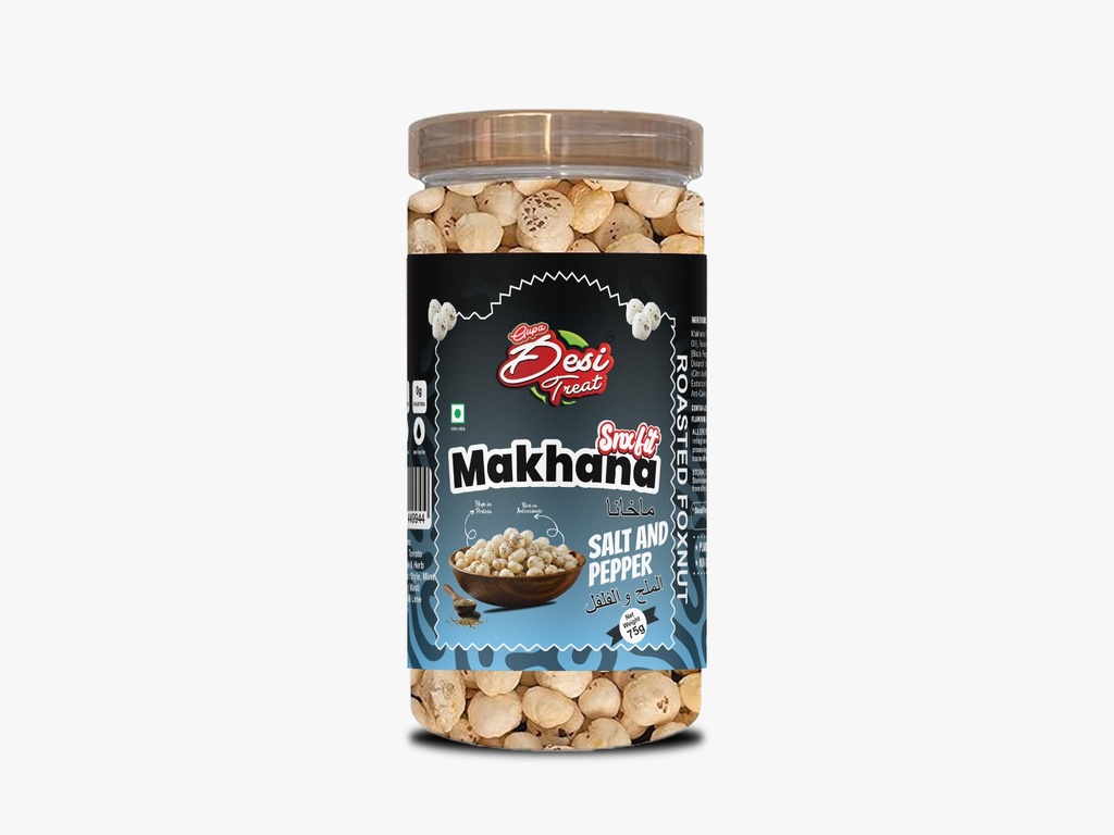 [DT-17] Desi Treat Salt And Pepper Makhana (20x75g)